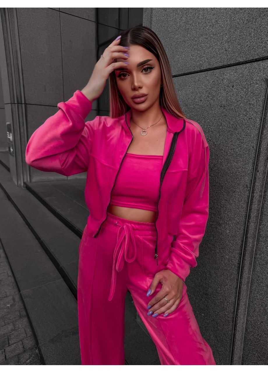 Трендовий велюровий костюм двійка No Brand (363969654)