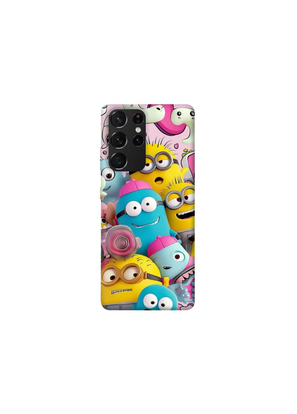 Чехол на Samsung Galaxy S21 Ultra Minions ver.1 Frontalka (354663262)