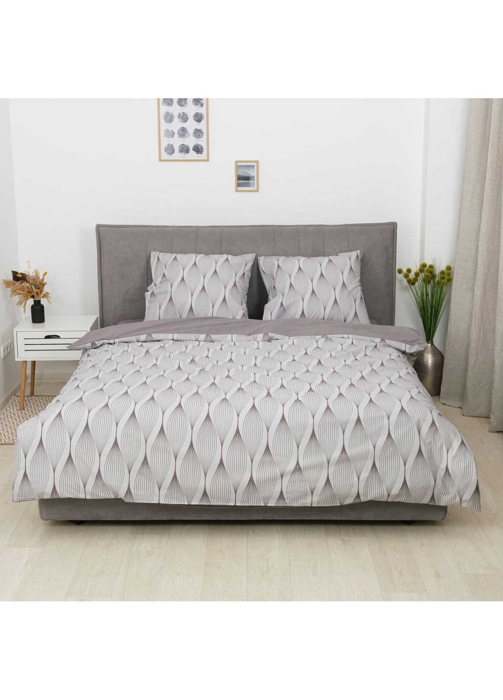 Комплект постільної білизни євро ранфорс Viluta 25394-ev (366447935)