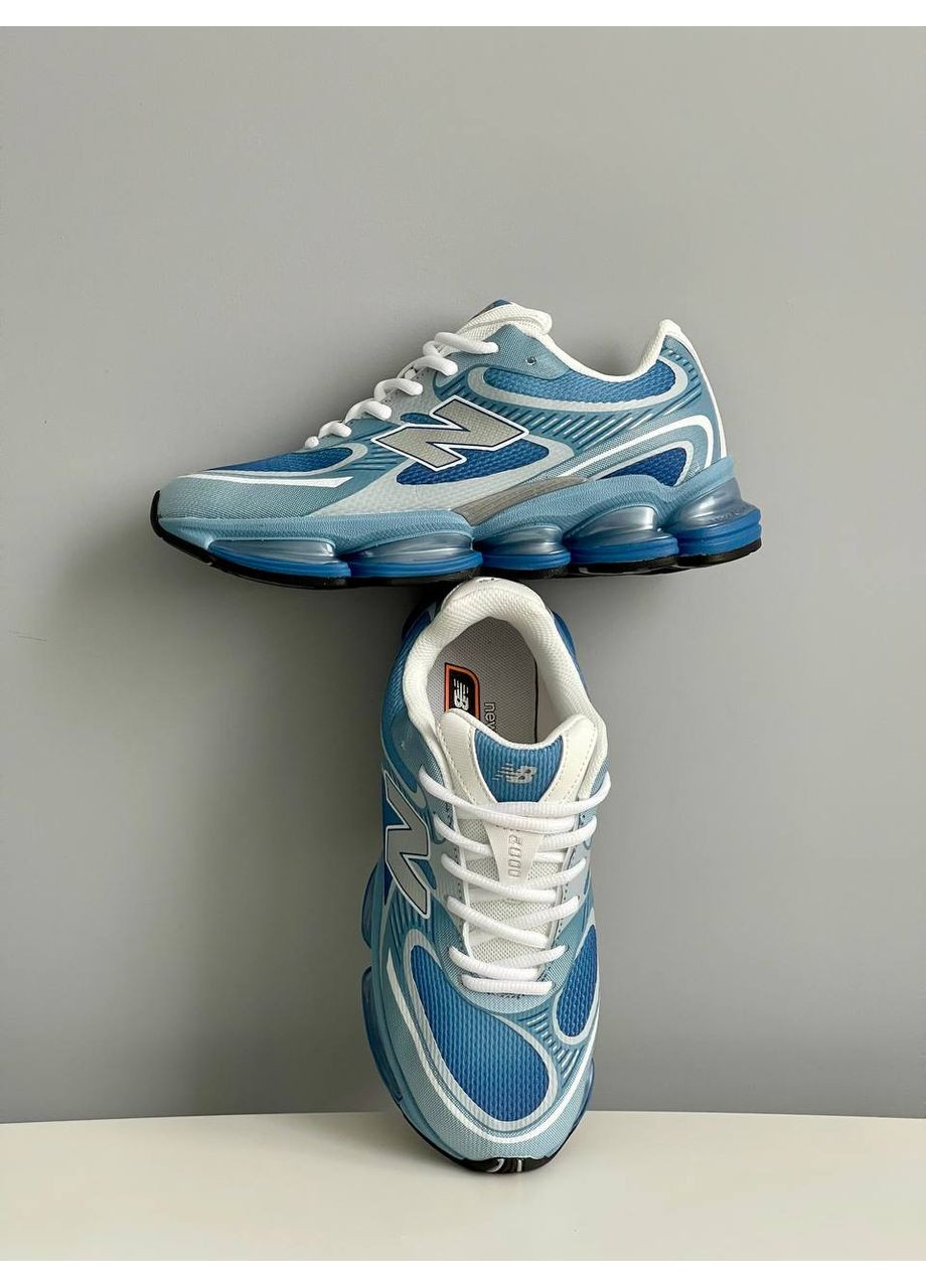 Синие демисезонные кроссовки мужские new balance 2000 triple blue | нью беланс 2000 трипл синие No Brand