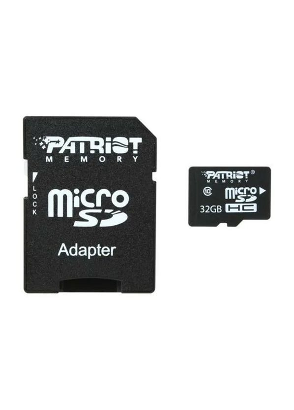 Карта памяти microSDHC (UHS1) LX Series 32Gb class 10 adapter SD Patriot (277162583)