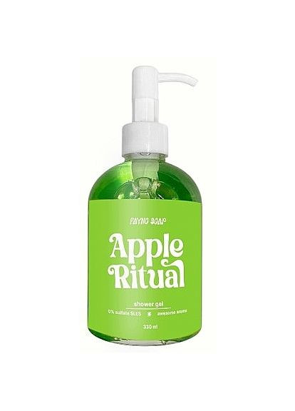 Гель для душу без сульфатів "Apple Ritual" Shower Gel 330ml (1462940-33919291) Fayno Soap (368867780)
