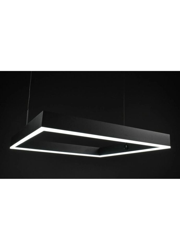 Люстра світлодіодна підвісна LED світильник для квартири на стелю ледве 27896 Чорний 20-150х60х60 см. Sunnysky (324396582)