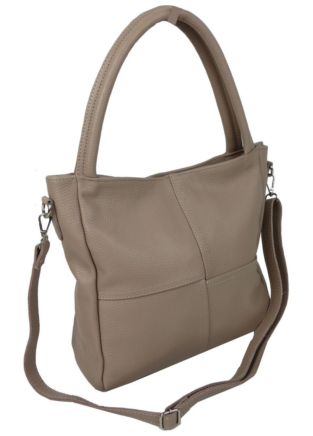Жіноча шкіряна сумка на двох ручках 29х28х10 см Borsacomoda (315874430)