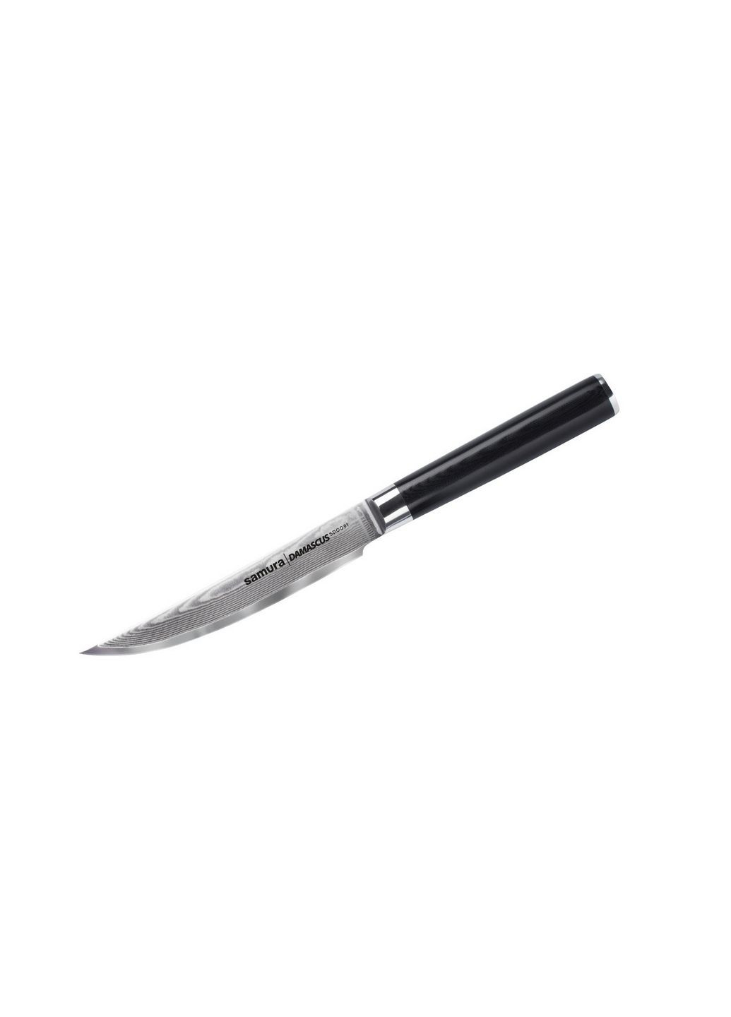 Нож кухонный стейковый 120 мм Samura чёрные,
