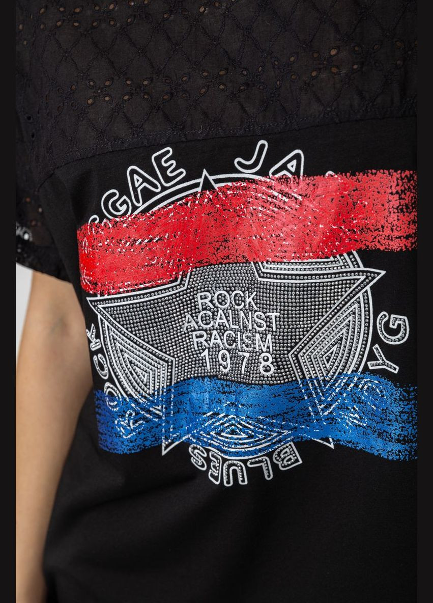 Футболка жіноча з принтом, колір кораловий, 244RW532 Ager - (318169871)