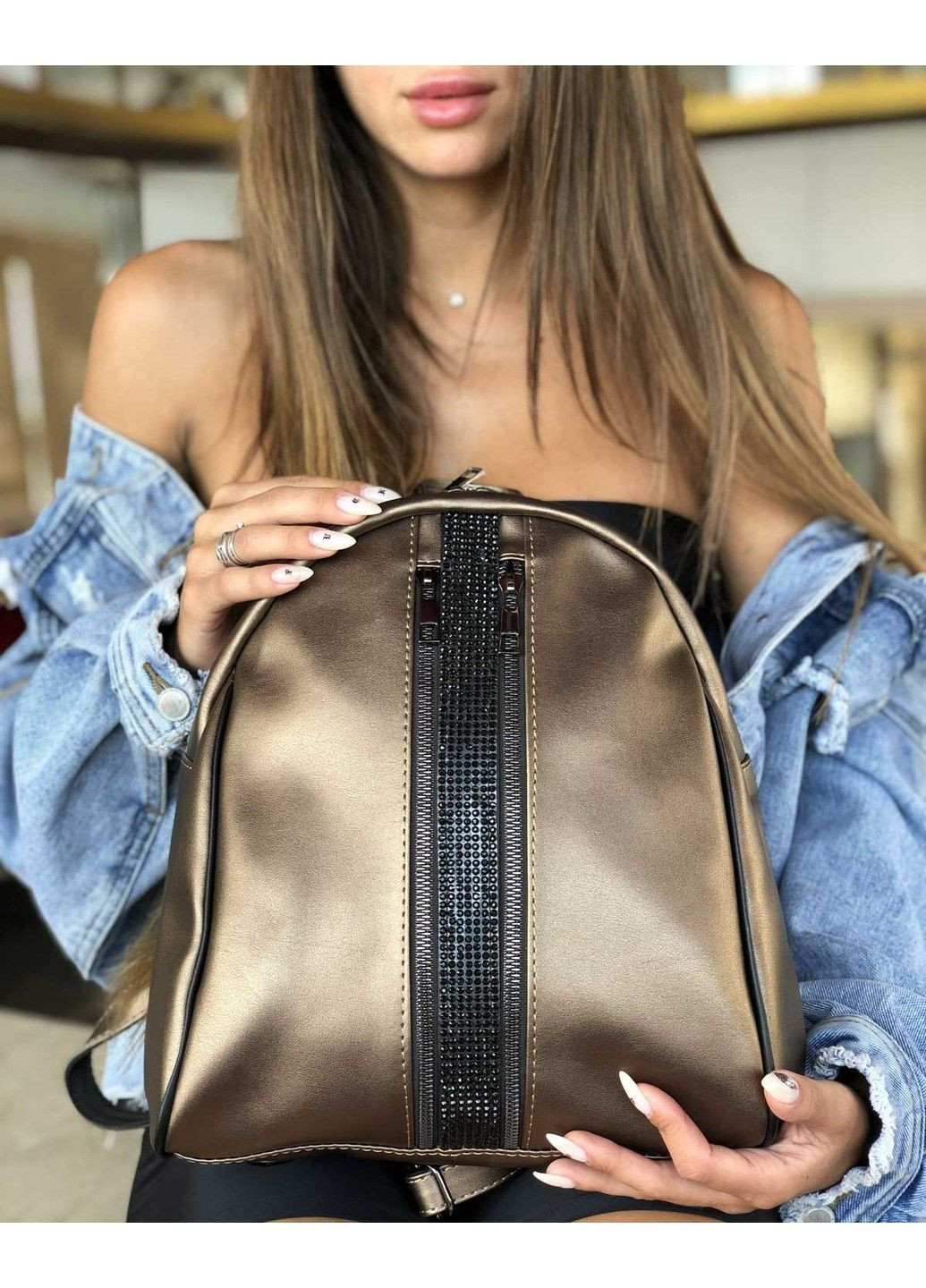 Рюкзак «Юна» коричневый (Бронза) WeLassie (315688763)