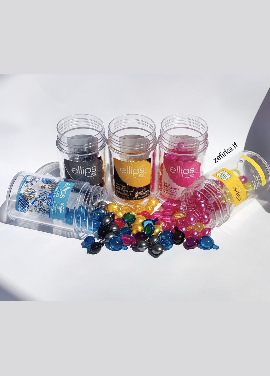 Витаменные капсулы микс для волос Эллипс Индонезия Оригинал, 1 капсула поштучно (пакетик) Ellips (351857075)