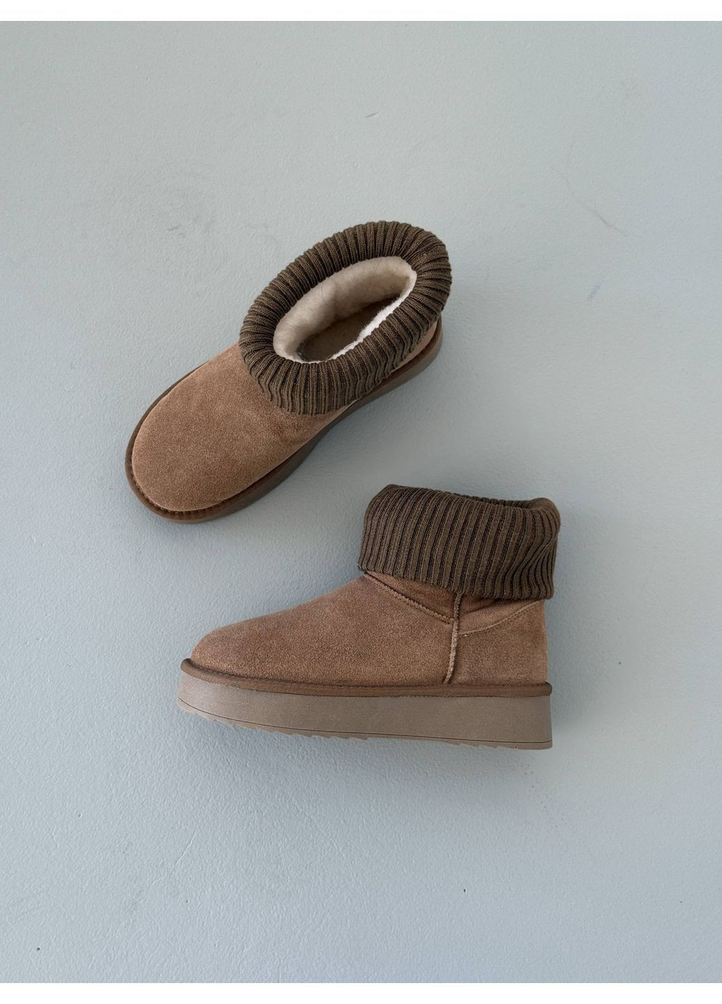 Угги з імітацією шкарпеток Helen (365548670)