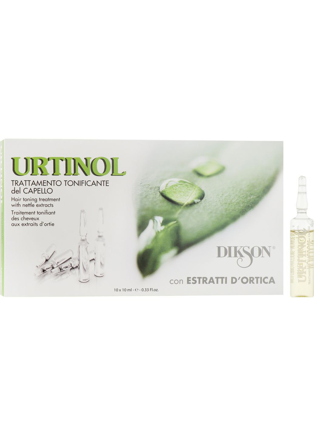 Ампульное средство против жирности кожи головы и себореи Urtinol 10x10ml (2-229644) Dikson (369791512)