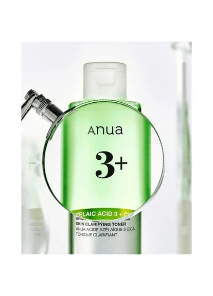 Тонер для обличчя Azelaic Acid 3 Cica Skin Clarifying Toner з азелаїновою кислотою 3% та центелою азіатською, 250 мл 880030 Anua (402934798)