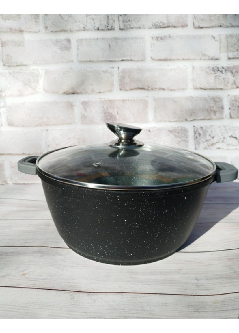 Кастрюля-котел с крышкой Symphony с мраморным покрытием 20 см 2.3 л Santaremo (359401952)