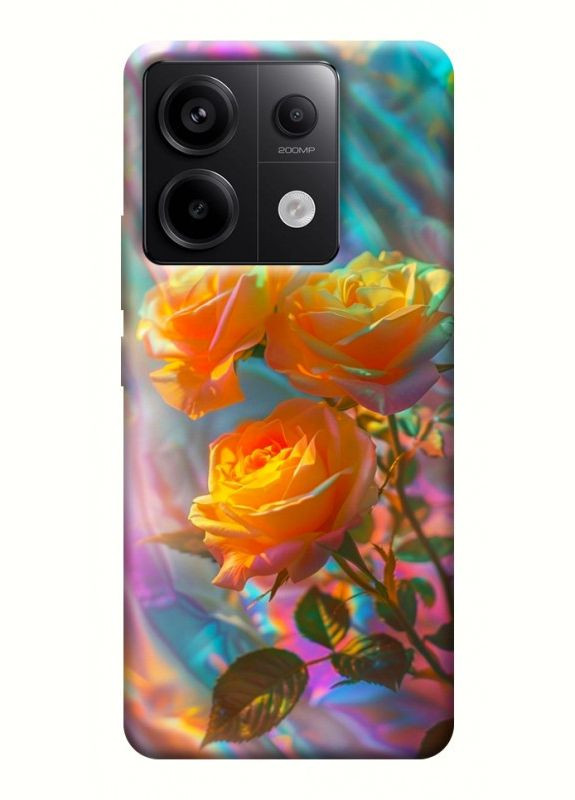 Чохол з принтом для Xiaomi Redmi Note 13 Pro 4G / для Ксяомі, сяомі, ксіомі редмі ноте 13 про Golden rose No Brand (334297807)