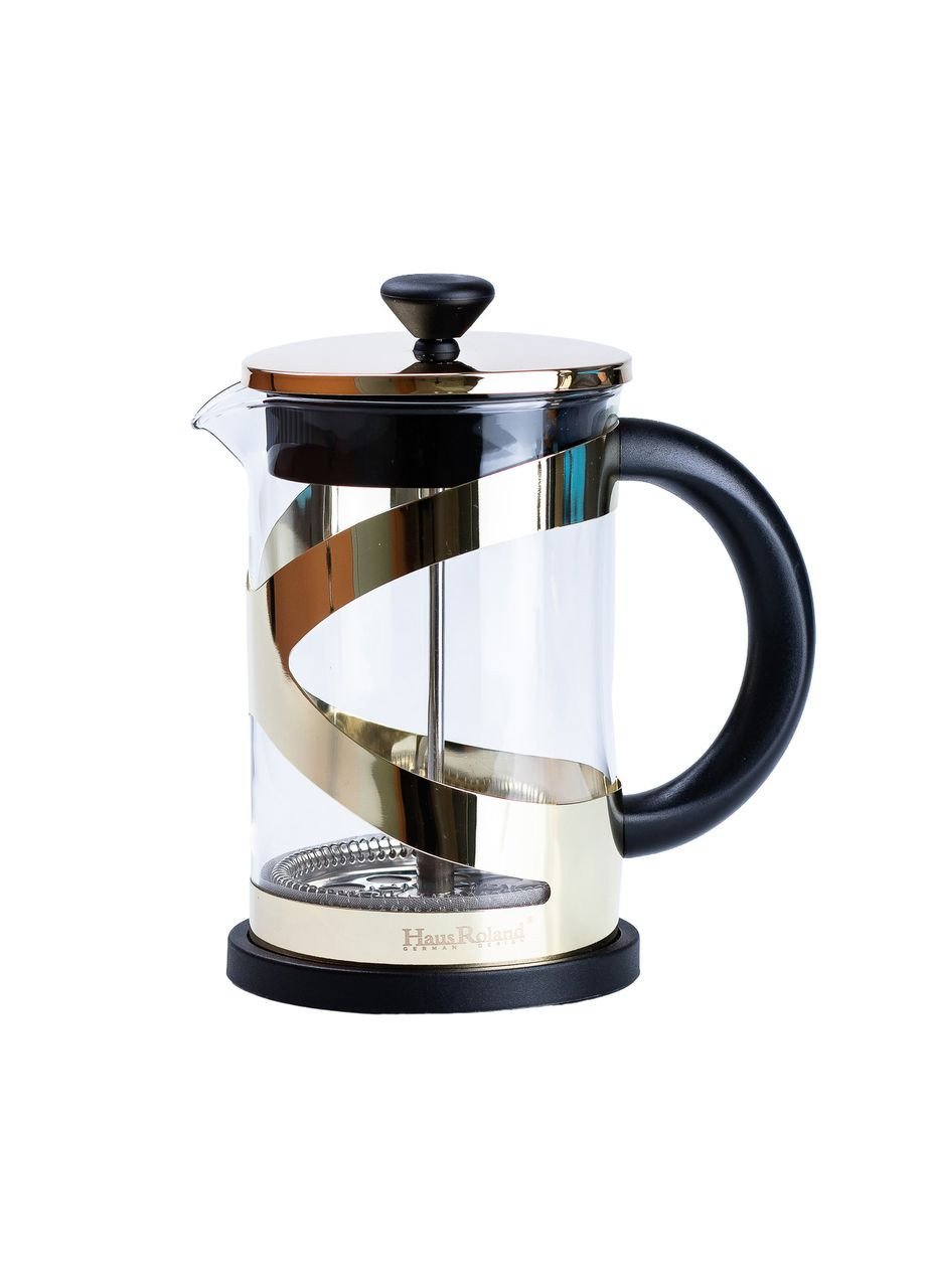 Френч-прес чайник скляний Haus Roland 800 мл з фільтром TS Kitchen (360455230)