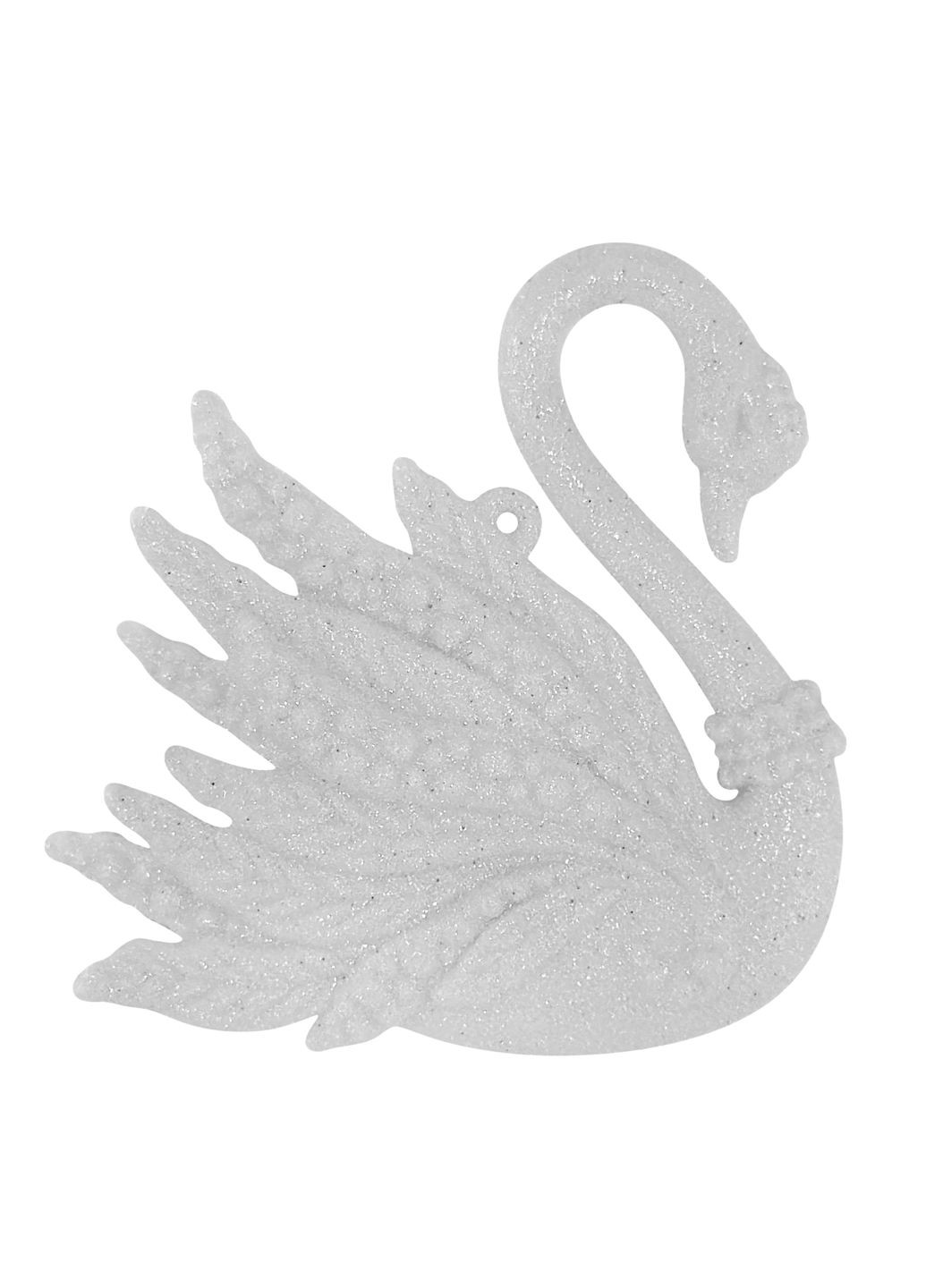 Елочная игрушка Лебедь 9х9,5х3 см голубой MIS LT (365627189)