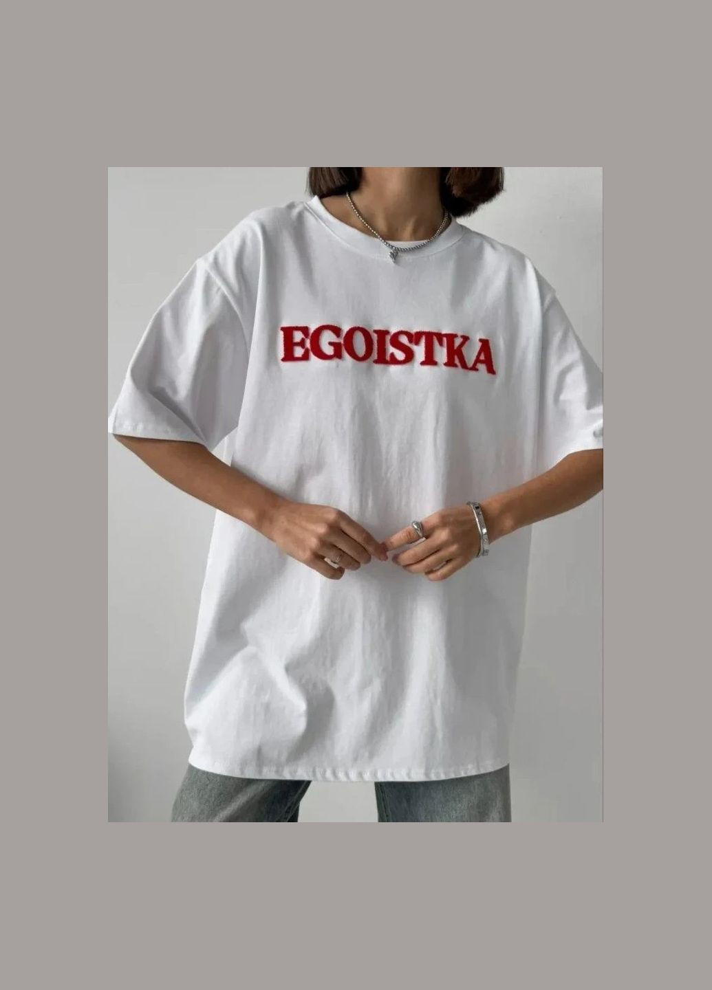 Футболка жіноча з принтом 46 Біла 2664083288 No Brand - (341250342)