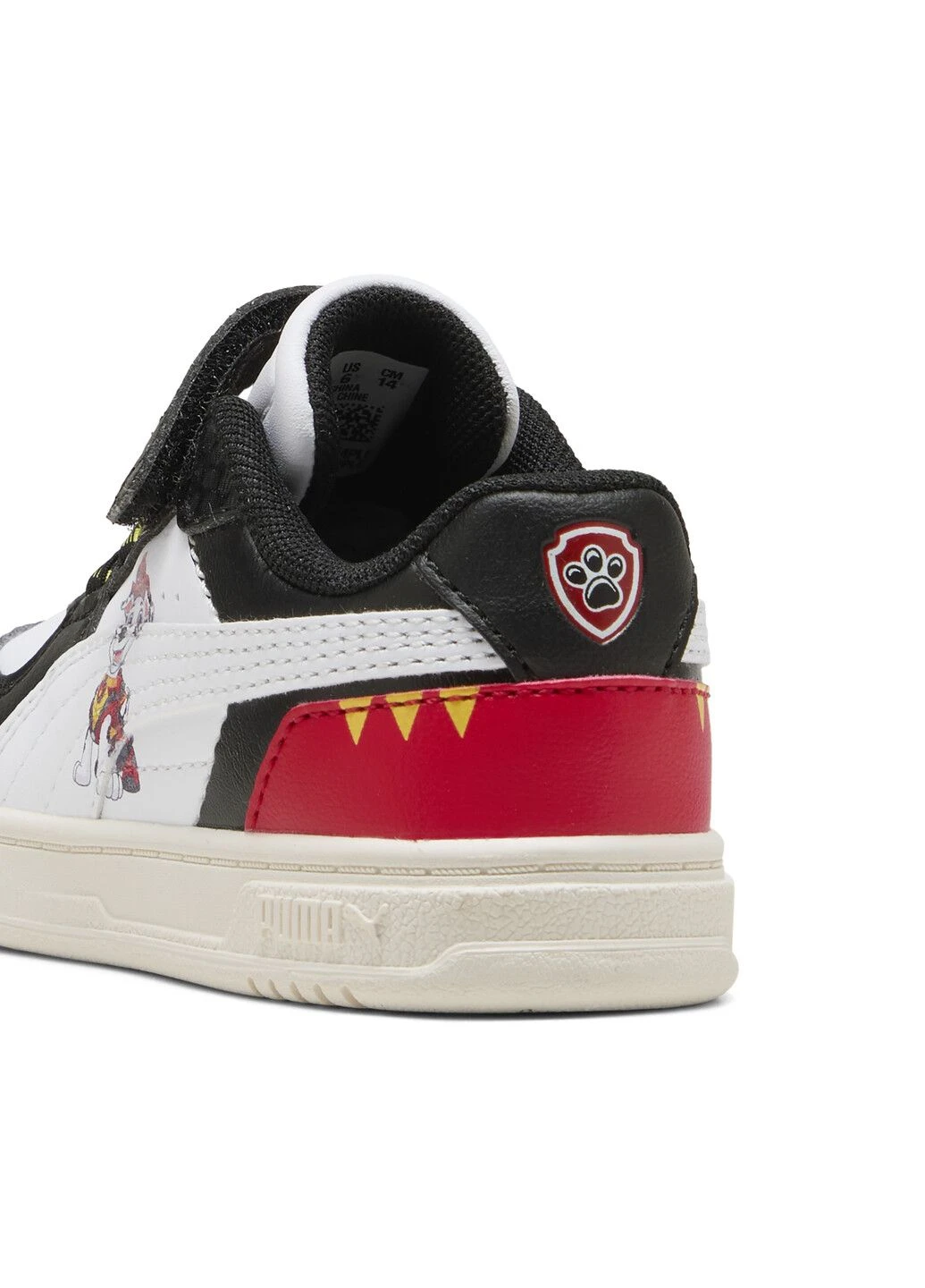 Чорні дитячі кеди x paw patrol caven iii mid sneakers toddlers Puma