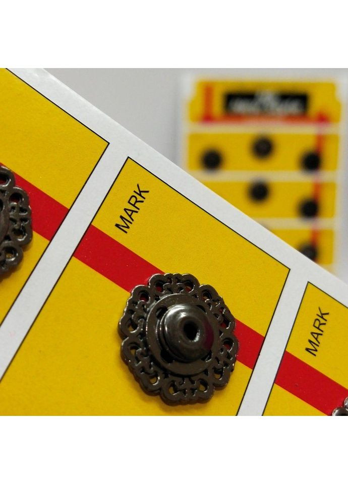 D=18 мм пришивные кнопки металлические, декоративные для шитья одежды. Plus-plus (354797198)