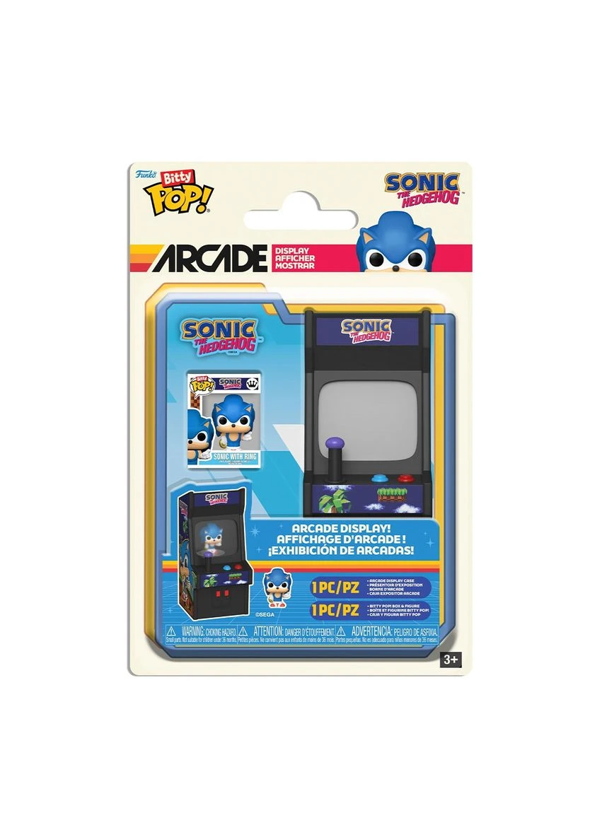 Ігровий набір Bitty POP Arcade Їжак Сонік 8,9 см мініатюрний фігурка Funko (398202506)