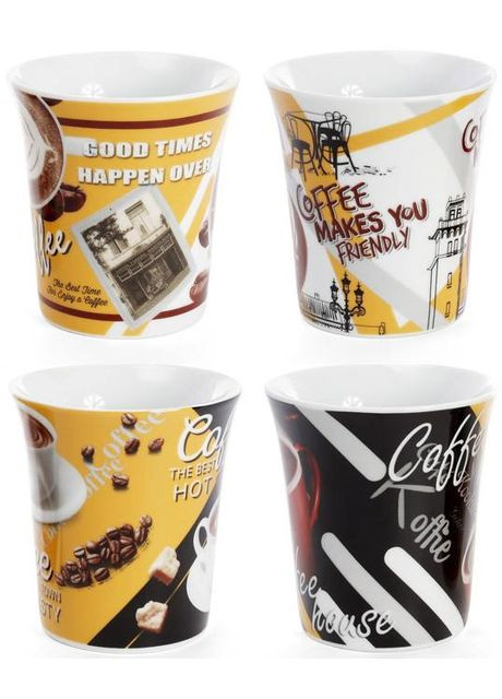 Кружка порцелянова "Coffee makes you friendly" 375мл Bona (372170776)