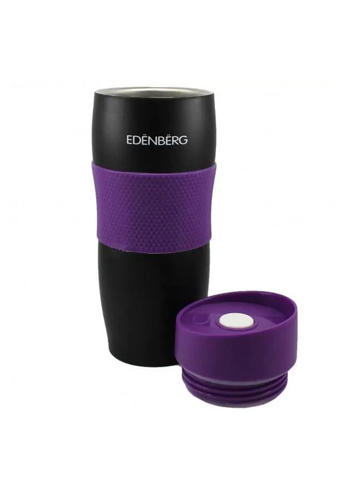 Термокружка вакуумная из нержавеющей стали 380 мл EB-622 фиолетовый Edenberg (360654566)