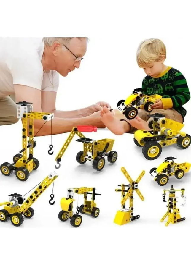 Детский конструктор инженерная машинка YK667 112 ПК Grant (371633389)