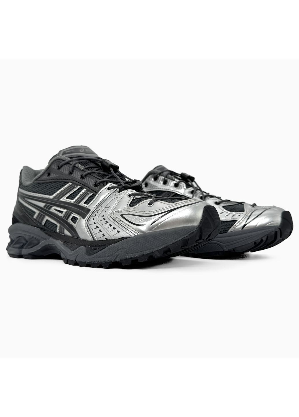 Серые демисезонные кроссовки мужские asics gel-kayano 14 black / grey асикс гель каяно 14 No Brand