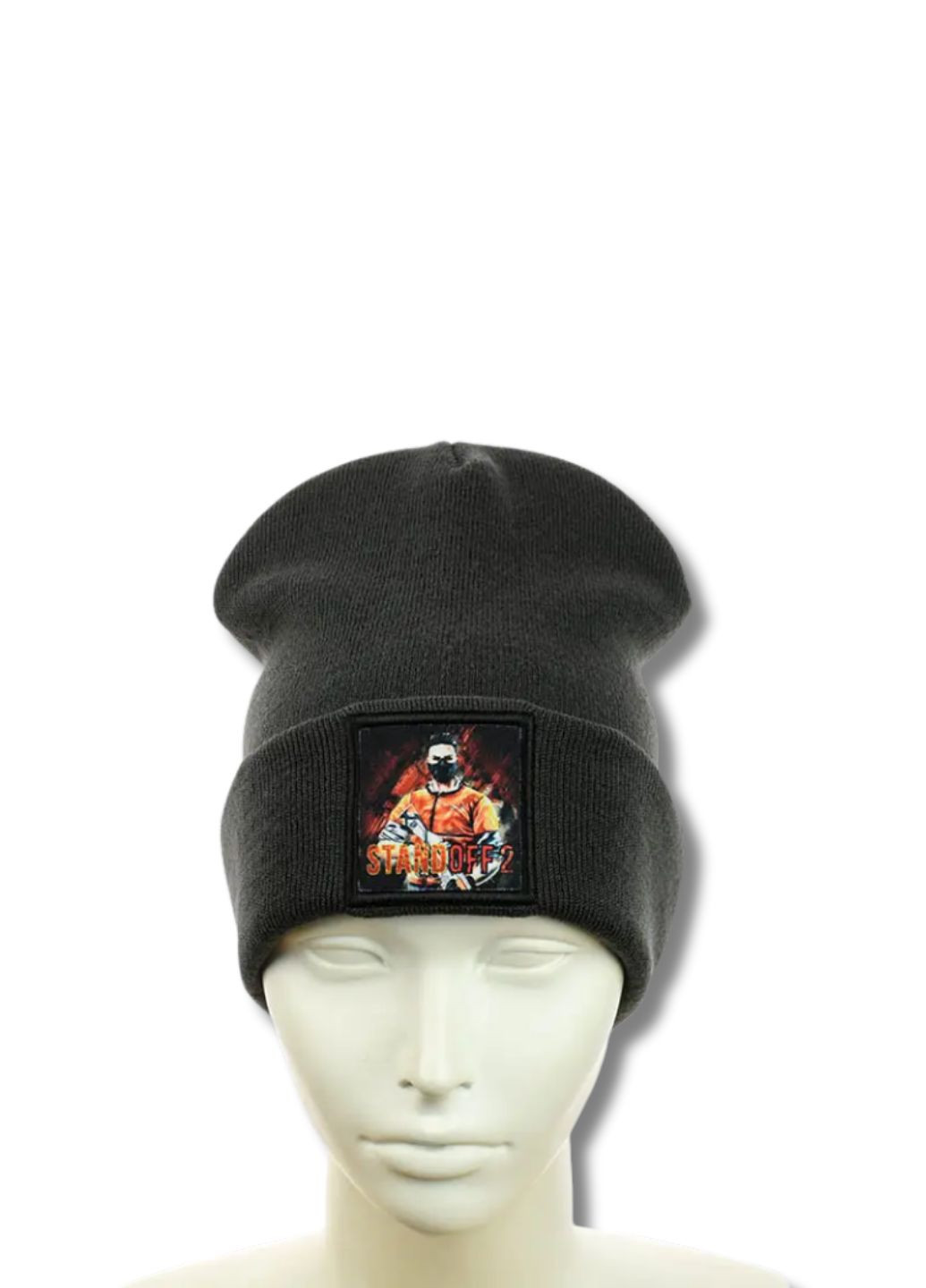 Детская демисезонная шапка бини Стендофф 2 / Standoff 2 No Brand Дитяча шапка біні з вишивкою (347146948)