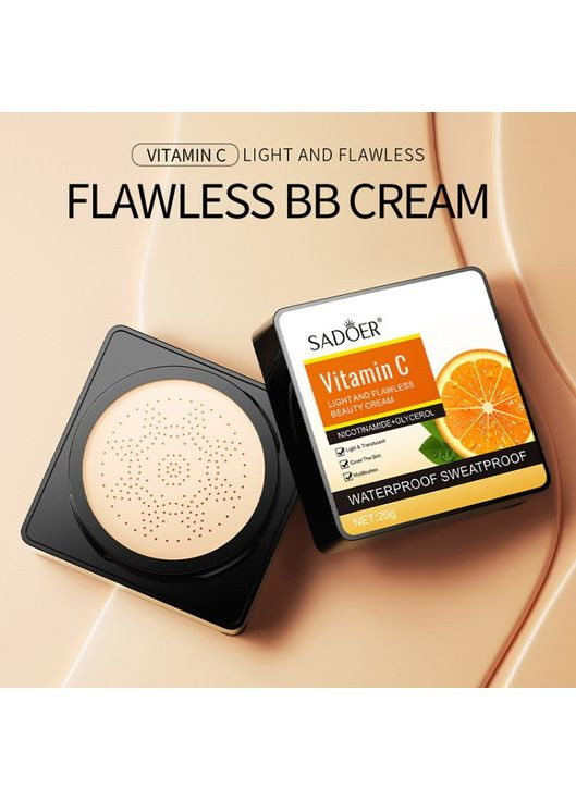 Кушон Vitamin C Flawless BB Cream, відтінок 01 Natural, 20 г SADOER (350349784)