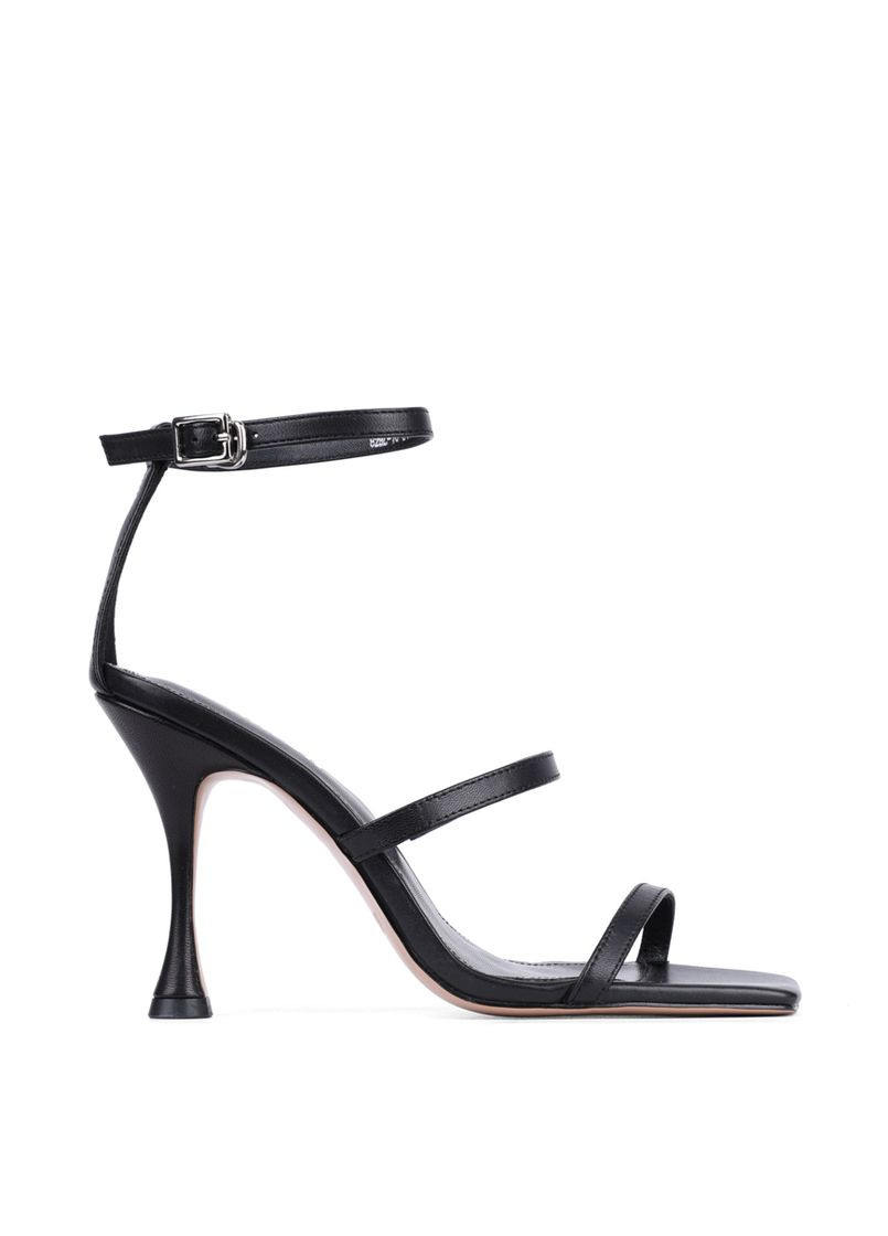 Жіночі Босоніжки 828L-18-S10 Чорний Шкіра MIRATON (327538793)