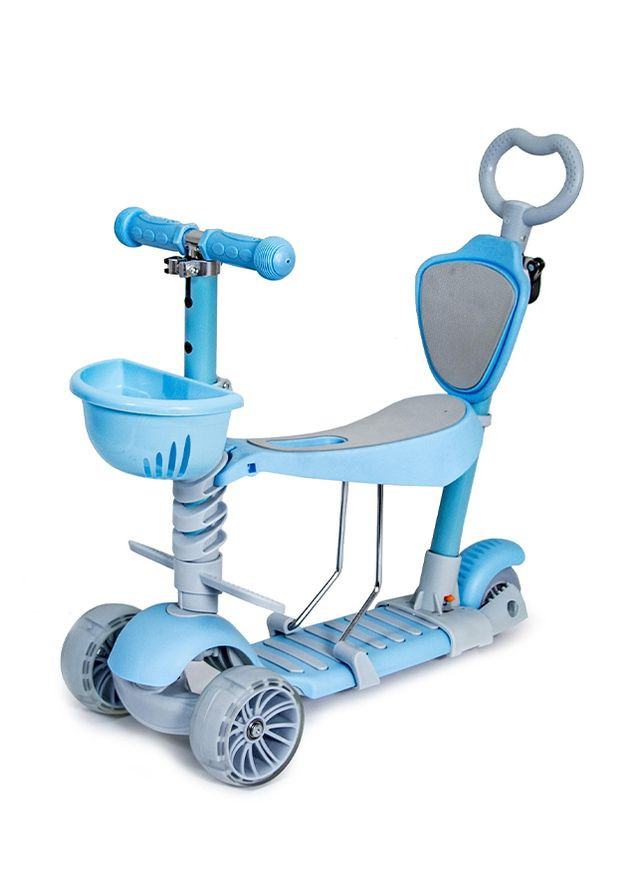 Самокат 5 в 1 – SMART цвет голубой ЦБ-00234193 Scooter (282818397)