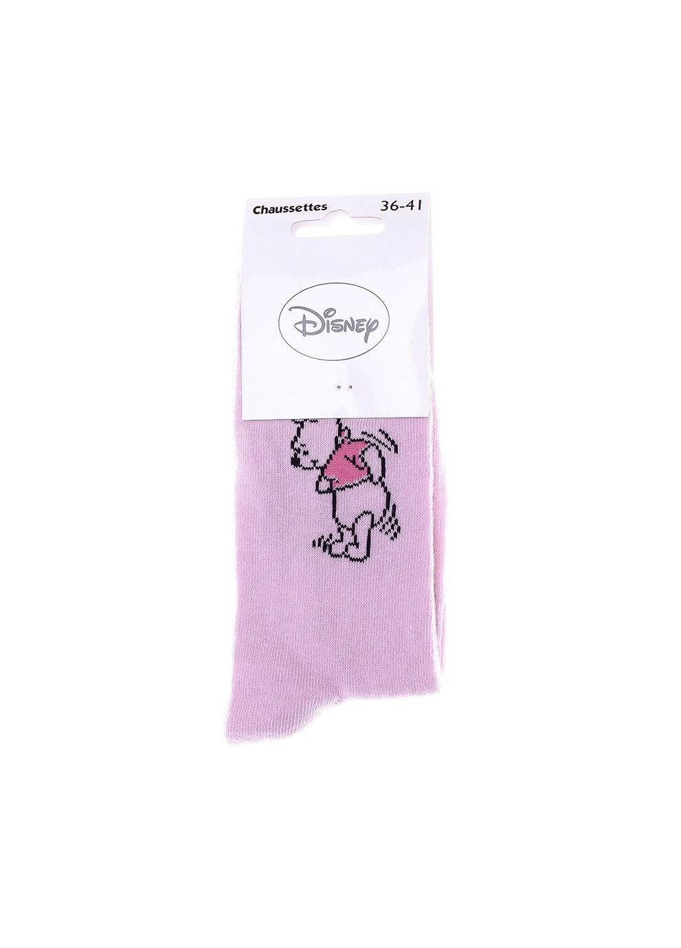 Рожеві шкарпетки winnie l ourson winnie the pooh incline 1-pack light pink Disney однотонні (333955221)