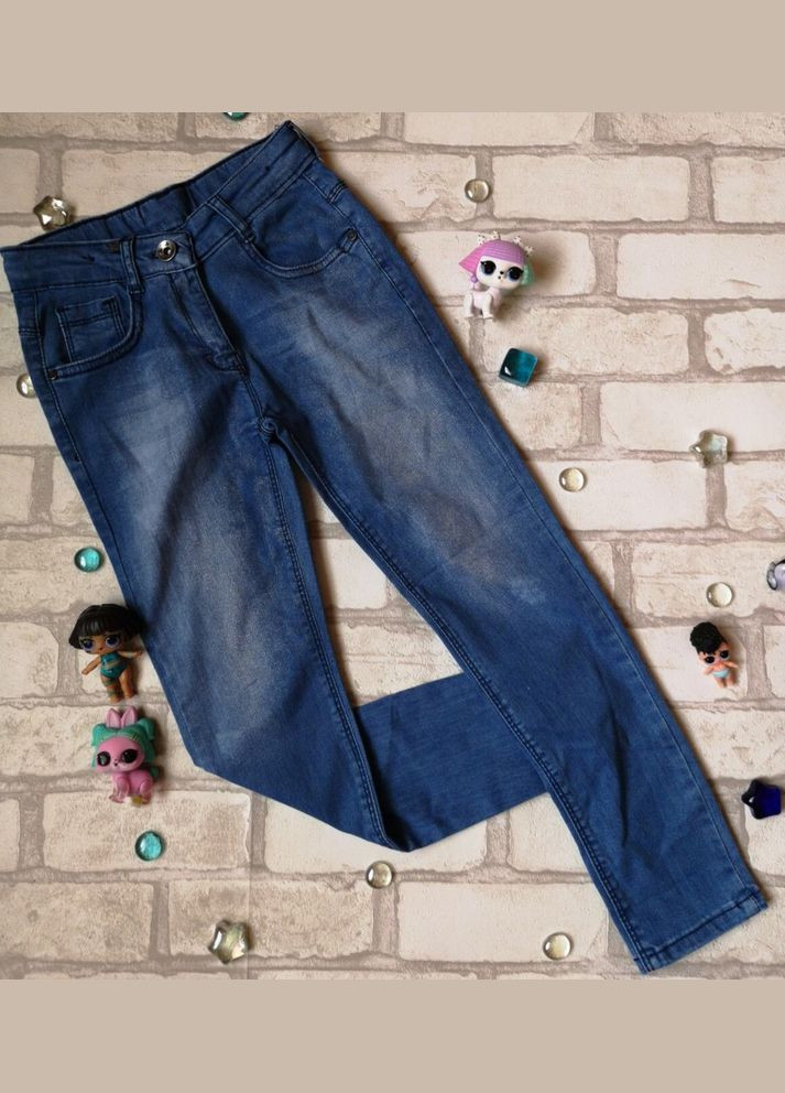 Синие джинсы 146 см синий артикул о60 Sercino