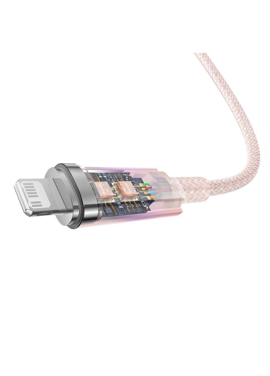 Кабель Explorer Series Fast Charging Cable with Smart Temperature Control Type-C to iP 20W 1m Pink Baseus (371363791)