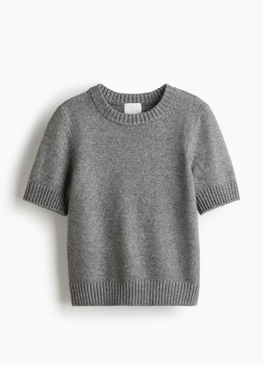 Серый демисезонный свитер H&M