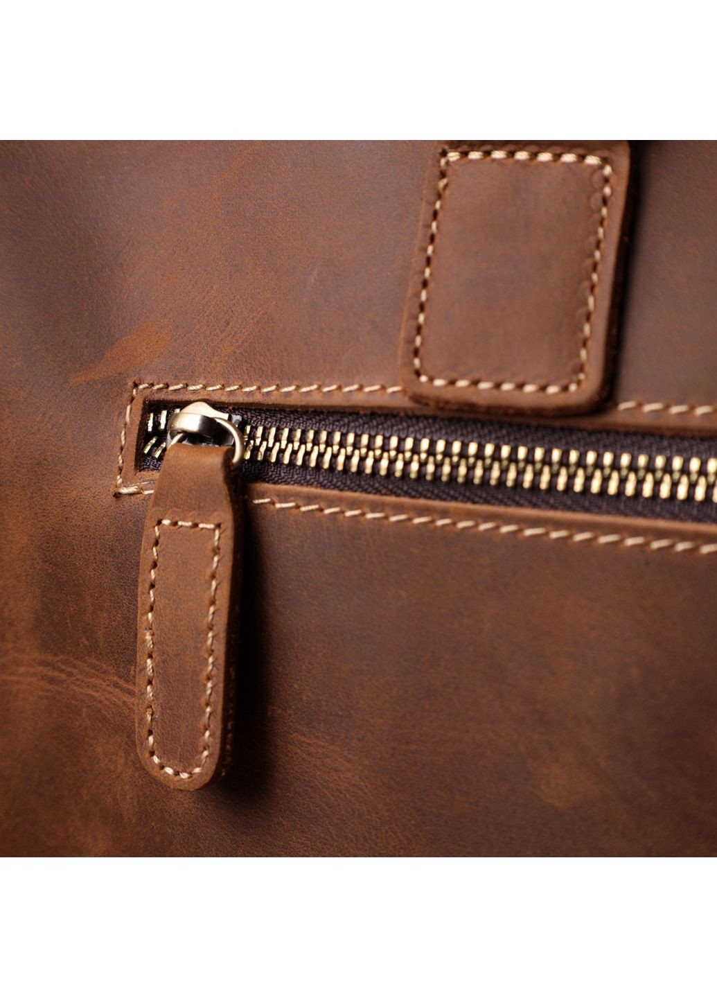 Мужской кожаный портфель 38х30х8 см Vintage (288048634)