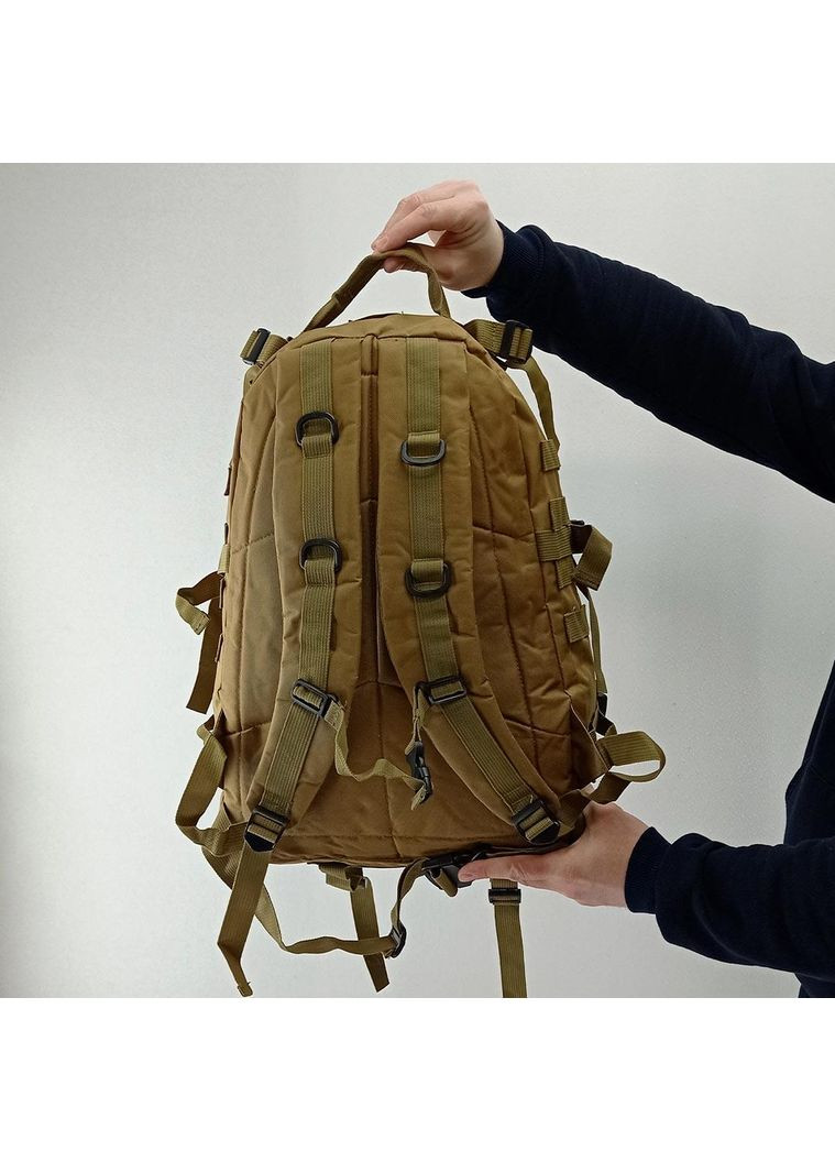 Тактичний рюкзак Raid 40 літрів туристичний армійський рюкзак похідний із системою M.O.L.L.E Coyote L&L (363132490)