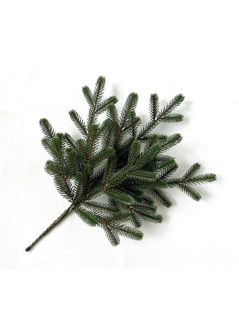 Декоративная ветвь искусственной хвои Traditional 60 см зеленая HVOYA (328908567)