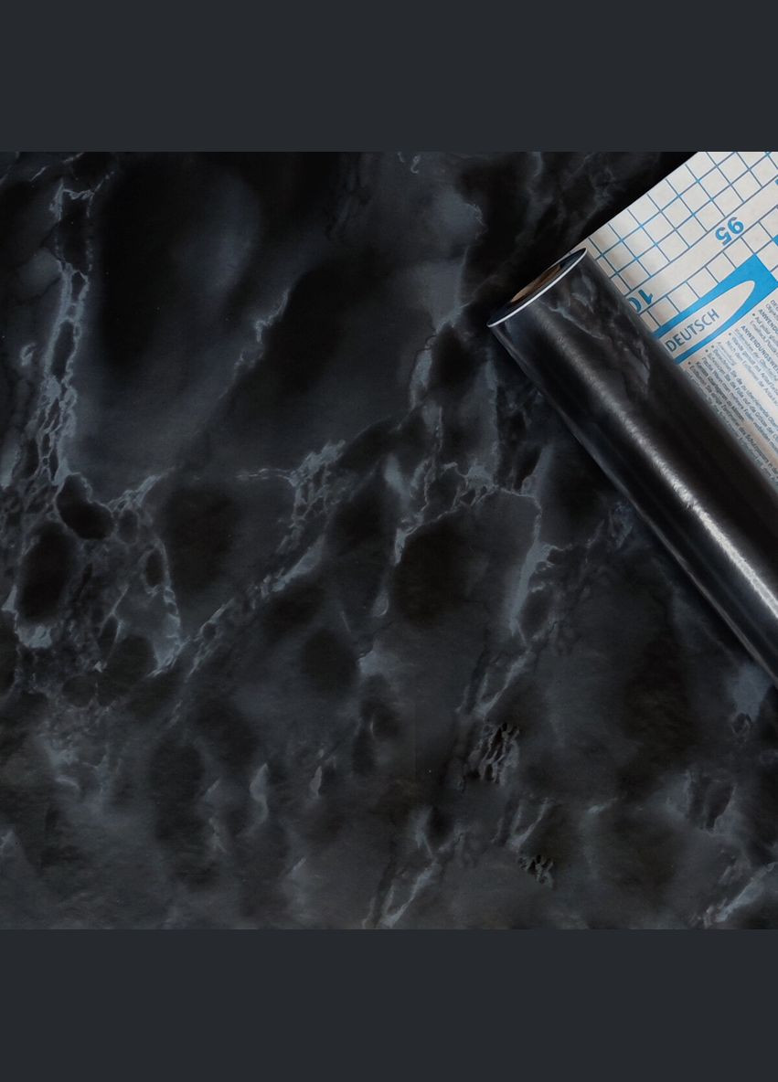 Самоклеюча плівка 0,45х10м х 0,07мм Чорний мармур SW-00000820 Sticker Wall (341284773)