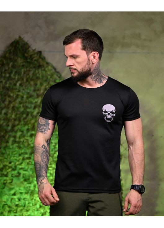 Армійська чоловіча футболка Череп чорна Freedom (351638035)