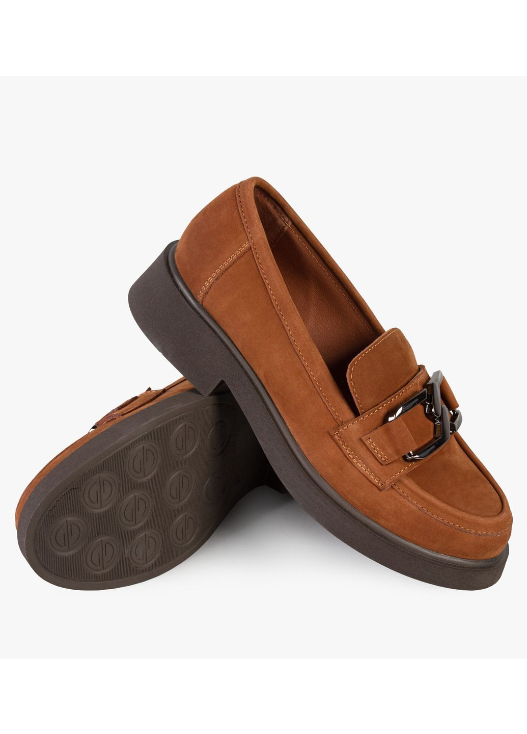 ModaMilano Туфли лоферы женские бренда 8200647_(3) оранжевый з натуральная замша, украина — демисезон (323442070)