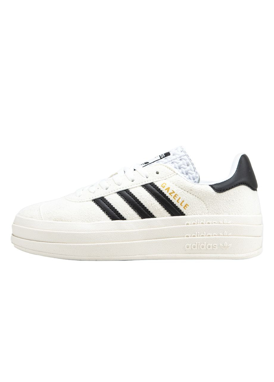 Білі осінні кросівки жіночі adidas Gazelle Bold