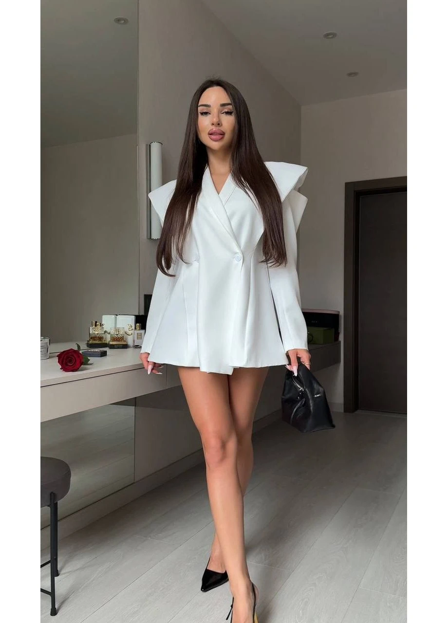 Жіночий подовжений піджак Fashion (382225104)