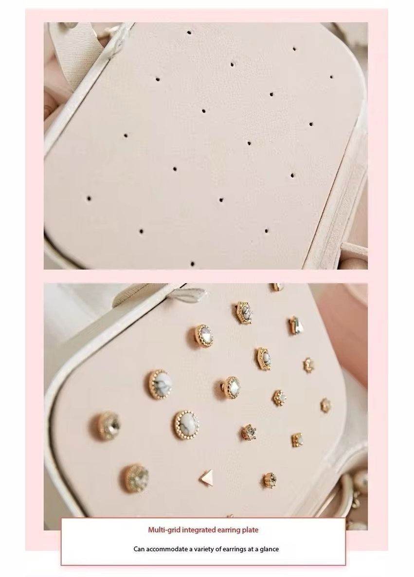 Органайзер для прикрас Скринька 16х11х5 см Молочна No Brand (306554849)