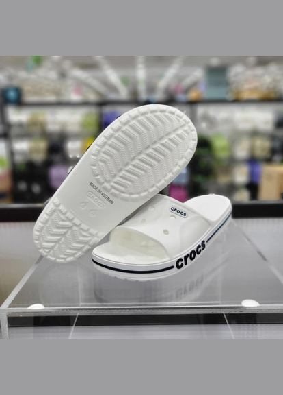 Шлепанцы Баябенд Черные Bayaband Black\White Crocs Slide (343698311)