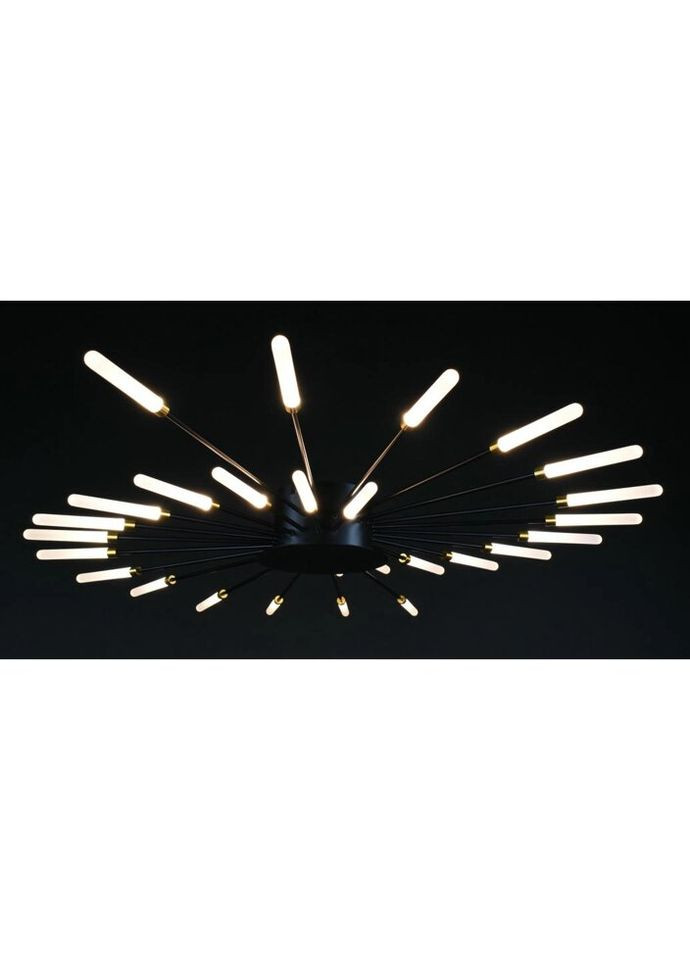 Люстра светодиодная потолочная LED светильник для квартиры на потолок лэд 27938 Черный 8х72х100 см. Sunnysky (335975006)