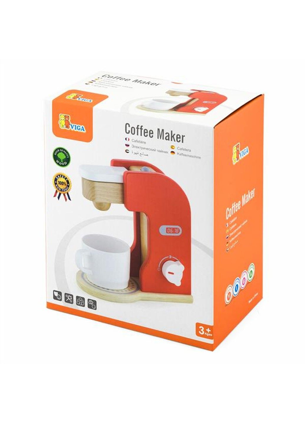Іграшкова кавоварка з дерева (50234FSC) Viga Toys (335055378)