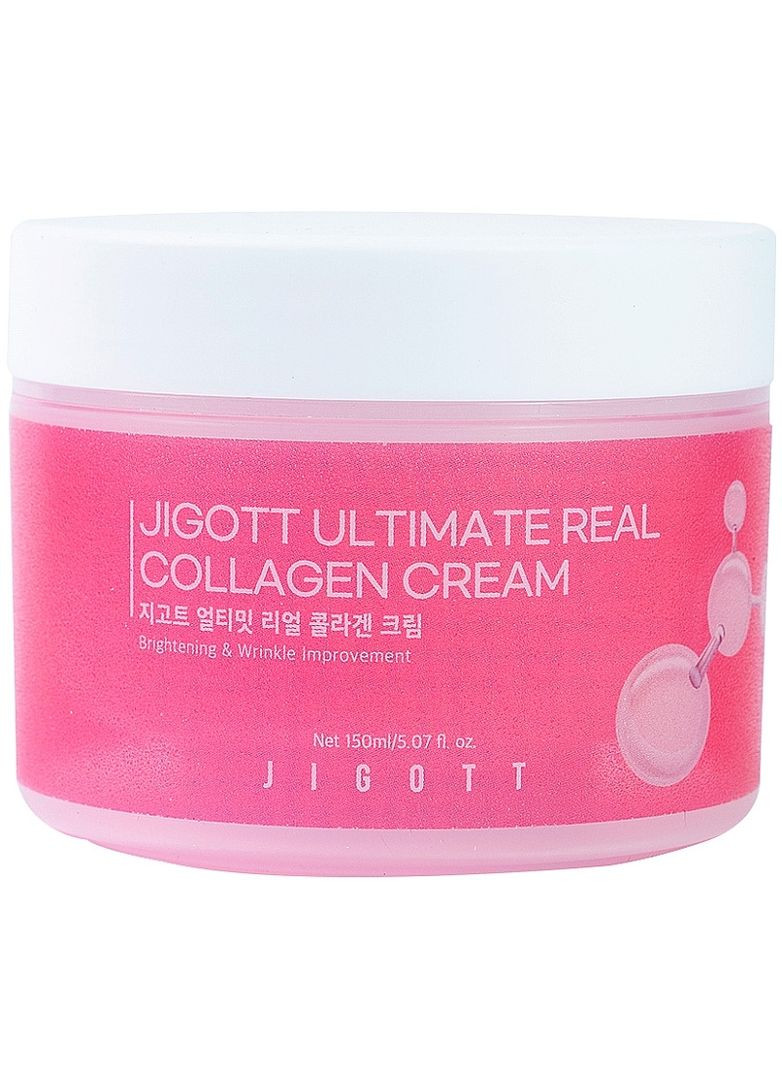 Jigott Увлажняющий крем для лица с коллагеном Ultimate Real Collagen Cream 150ml (2-1084358) — Крем, Южная Корея (369793717)