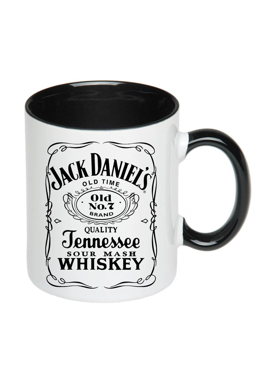 Чашка с печатью "Jack Daniel's" 330 мл (цвет чёрный) (24813) No Brand (328265621)