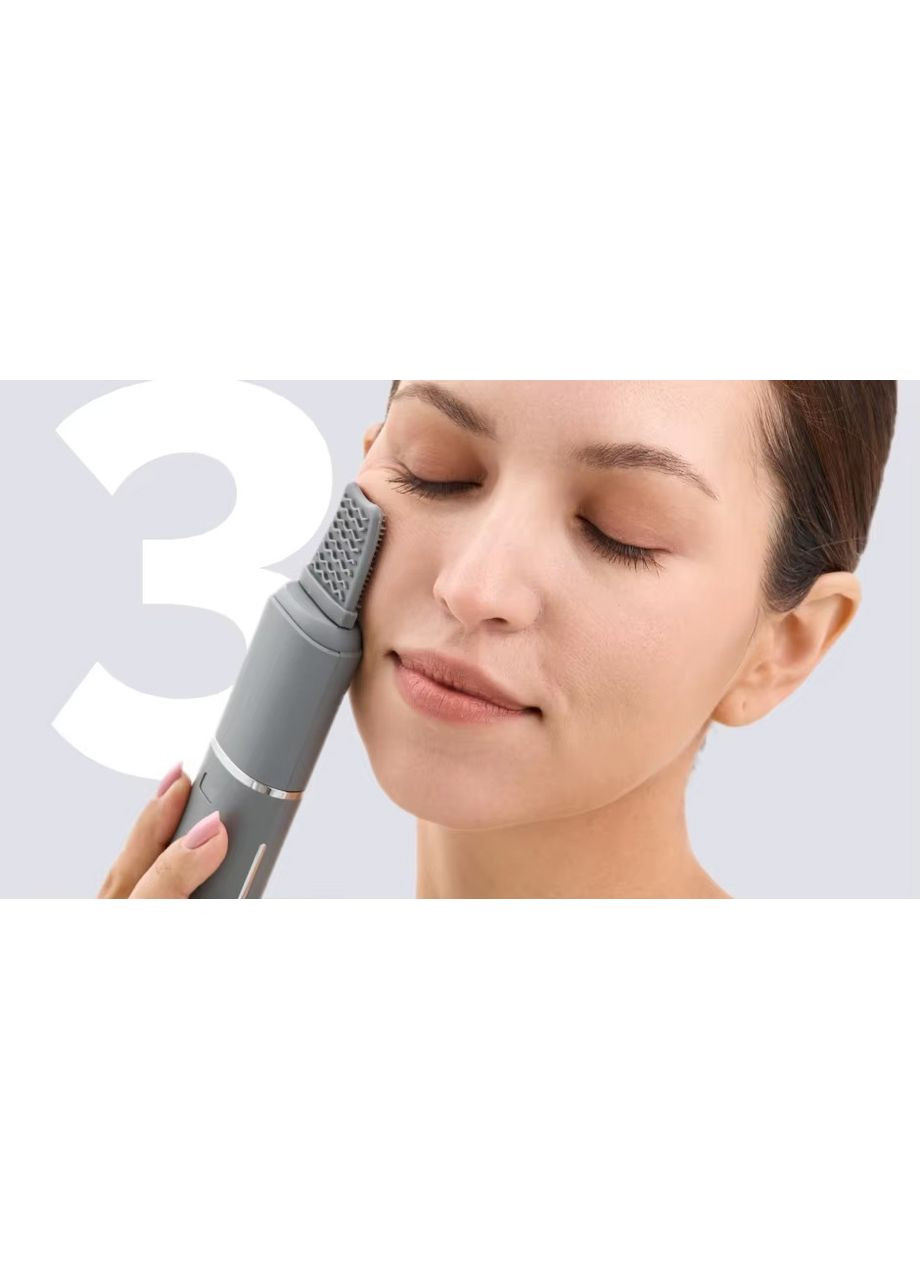 Масажер для обличчя 5 в 1 - ультразвукове очищення, мікроструми, RF ліфтинг, омолодження шкіри Gess (371929219)